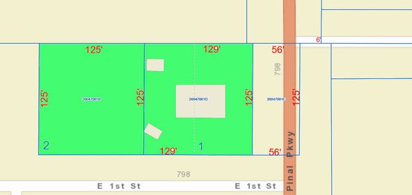 HARD CORNER for Fast Food / C-Store - Gas station / Corner of Hwy 79 / 1st Street / Diversion Dam Rd.: 700 N Pinal Parkway Ave, Florence, AZ 85132